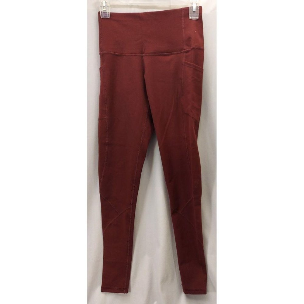 LifeSky XS Women's Maroon Yoga Pants -F9